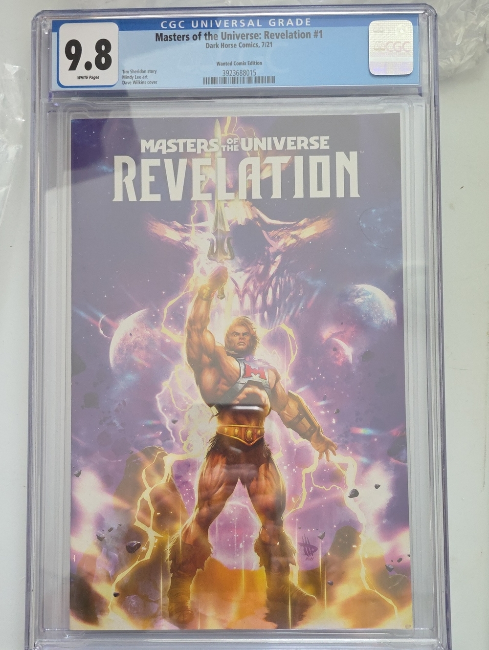 Masters of the Universe: Revelation #1 CGC 9.8 Graded Comic - Purple Cover